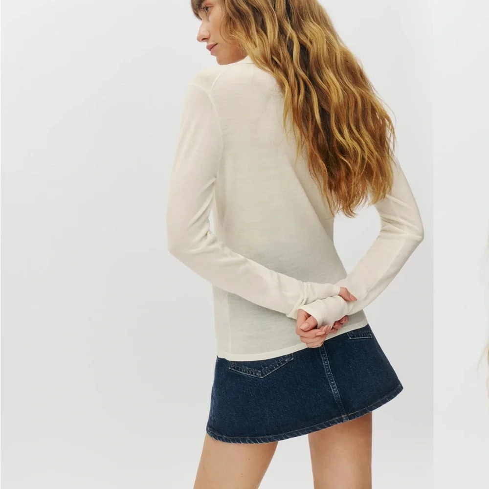 Reformation Merino Wool Polo NWT - Picture 2 of 5